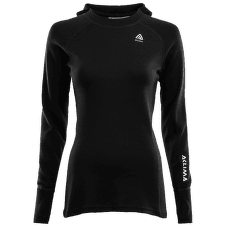 Sweat-shirt Aclima WarmWool Hood Sweater Women Jet Black