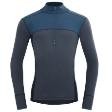 T-shirt a manches longues Devold Lauparen Merino 190 Zip Neck Men 422A FLOOD/NIGHT/INK