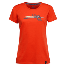 T-shirt a manches courtes La Sportiva STRIPE CUBE T-SHIRT Women Cherry Tomato