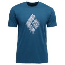 T-shirt a manches courtes Black Diamond Engineered Diamond SS Tee Men Indigo