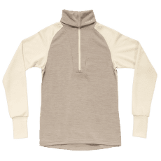 Pull Devold Expedition Merino Silk Zip Women 000B  OFFWHITE/STONE