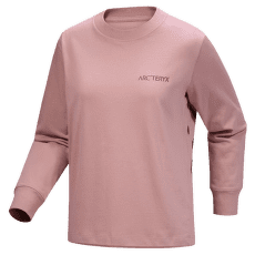 T-shirt a manches longues Arcteryx Kragg Cotton Bird Crew LS Women Bliss / Mars