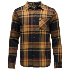 Chemises a manches longues Black Diamond Project Flannel Men Black-Flax Plaid