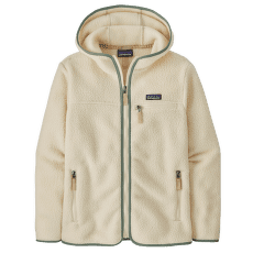 Sweat-shirt Patagonia Retro Pile Hoody Women Natural w/Ellwood Green