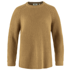 Pull Fjällräven Övik Rib Sweater Women Buckwheat Brown