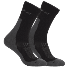 Chaussettes Icebreaker Merino Hike+ Liner Crew Men - 2 pack BLACK/OBSIDIAN