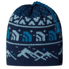 Casquettes The North Face CABIN SKI TUKE HMR SUMMIT NAVY JACQUARD/TASSEL