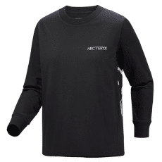 T-shirt a manches longues Arcteryx Kragg Cotton Bird Crew LS Women Black / White
