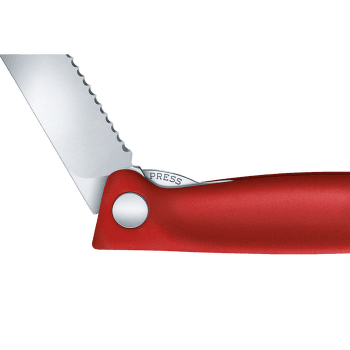 Couteau Victorinox Skládací svačinový nůž Swiss Classic,vlnkované ostří Red