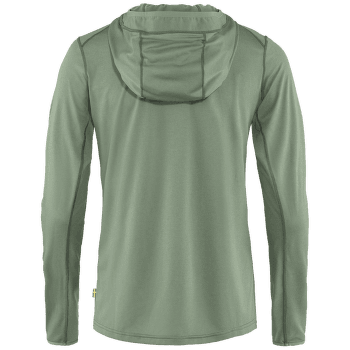 T-shirt a manches longues Fjällräven Abisko Sun-hoodie Women Patina Green