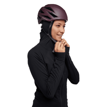 Sweat-shirt Black Diamond Coefficient LT Hybrid Hoody Women Blackberry