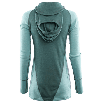 Sweat-shirt Aclima WarmWool Hood Sweater Women Jet Black