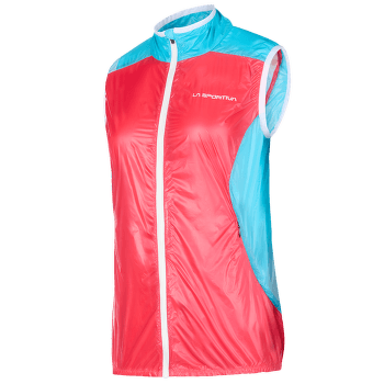 Gilet La Sportiva BRIZA WINDBREAKER VEST W Hibiscus/Malibu Blue