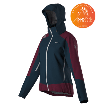 Veste La Sportiva ALPINE GUIDE GTX® JACKET Women Storm Blue/Red Plum
