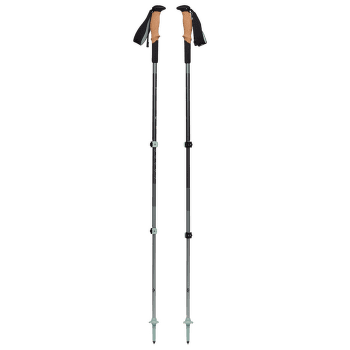 Trou Black Diamond PURSUIT SHOCK TREKKING POLES Steel Grey-Foam Green