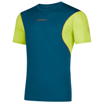 T-shirt a manches courtes La Sportiva RESOLUTE T-SHIRT Men Storm Blue/Lime Punch