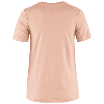 T-shirt a manches courtes Fjällräven Abisko Wool Fox SS Women Chalk Rose-Port