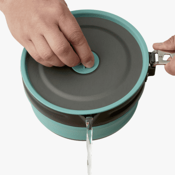 Casserole Sea to Summit Frontier UL Collapsible Pouring Pot - 2.2L Aqua Sea Blue