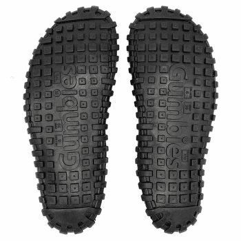 Tongs Gumbies Gumbies Duckbill - Black and Grey Black / Grey