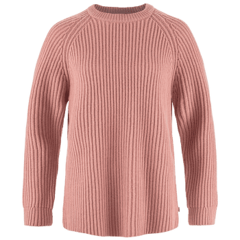 Pull Fjällräven Övik Rib Sweater Women Dusty Rose