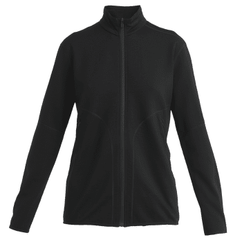 Sweat-shirt Icebreaker Merino 560 Realfleece™ Elemental LS Zip Women Black