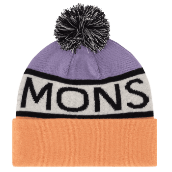 Casquettes Mons Royale McCloud Pom Pom Merino Beanie Lupin / Punch / White