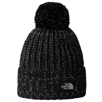 Casquettes The North Face COZY CHUNKY CABIN BEANIE TNF BLACK/WHITE DUNE