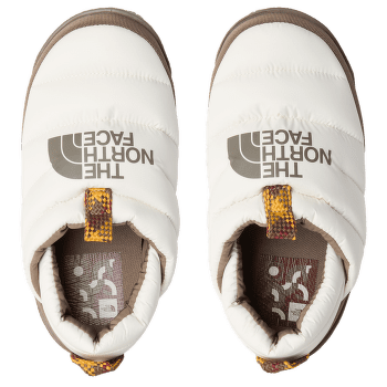 Chaussures The North Face Nuptse Mule Women EI6 WHITE DUNE/MOCHA BROWN