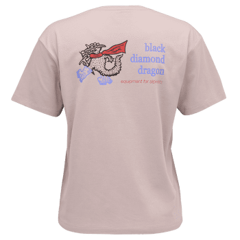T-shirt a manches courtes Black Diamond Dragon SS Tee Women Pale Mauve