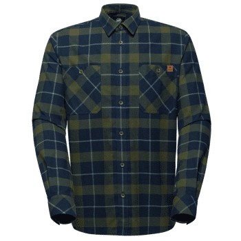 Chemises a manches longues Mammut Alvra Longsleeve Shirt Men 50611 marine-dark marsh