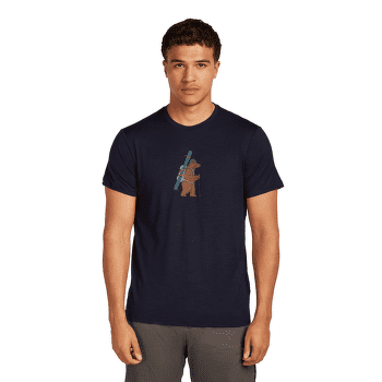 T-shirt a manches courtes Icebreaker Merino 150 Tech Lite SS Tee Bear Tour Men Midnight Navy
