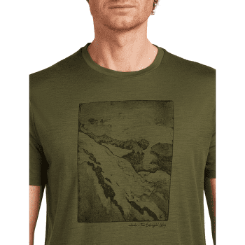 T-shirt a manches courtes Icebreaker Merino 150 Tech Lite SS Tee Summit Men LODEN