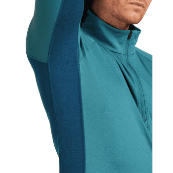 T-shirt a manches longues Icebreaker Merino 200 ZoneKnit™ LS Half Zip Men ATLANTIS/TOPAZ/CB