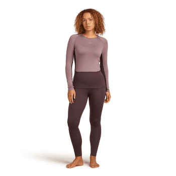 T-shirt a manches longues Icebreaker Merino 260 ZoneKnit™ LS Crewe Women JAVA/SUMMIT/CB