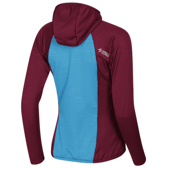 Sweat-shirt Direct Alpine Sella Hood Lady ocean/cherry
