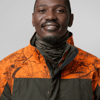 Cache-cou Fjällräven Lappland Neck Gaiter Green Camo-Orange Multi Camo
