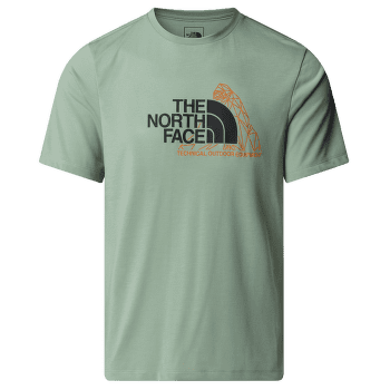 T-shirt a manches courtes The North Face MOUNTAIN FOUNDATION SS TEE-GRAPHIC Men BQ1 SLATE MOSS