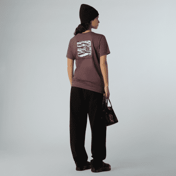T-shirt a manches courtes The North Face BOX NSE EDGE OF LIGHT INFILL RELAXED S Women ES9 TAWNY QUARTZ/TNF BLACK EDGE OF LIGHT PRINT