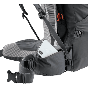 Sac a dos deuter Futura Air Trek 60 + 10 black-graphite