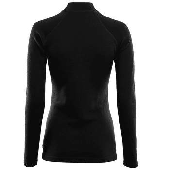 T-shirt a manches longues Aclima WarmWool Mock Neck Shirt Women Jet Black