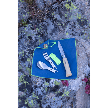 Couteau Opinel OPINEL PICNIC+ (lžíce, vidlička, ubrousek - včetně nože N°08 - buk)