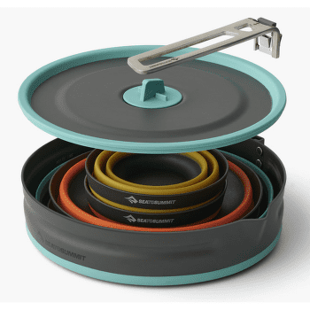 Ustensiles Sea to Summit Frontier UL Collapsible Pot Cook Set w/ 2.2L Pot - [2P] 5 Piece
