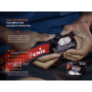 Lampe frontale Fenix HM65R-T V2.0 Nebula