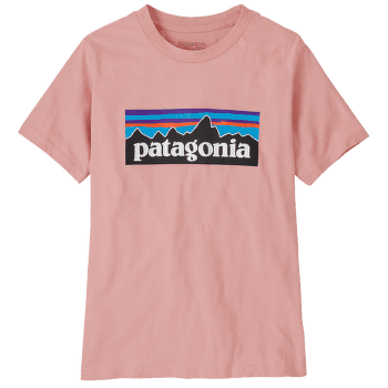 T-shirt a manches courtes Patagonia P-6 Logo T-Shirt Mallow Pink
