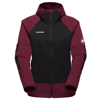 Sweat-shirt Mammut Massone ML Hooded Jacket Women 3808 vin-black