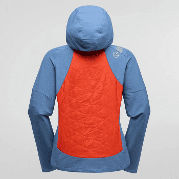 Veste La Sportiva KAP HYBRID HOODY Women Cherry Tomato/Moonlight