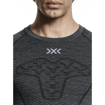 T-shirt a manches longues X-Bionic SYMBIO MERINO SHIRT LS MEN Rhino Grey