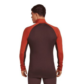 T-shirt a manches longues Icebreaker Merino 260 ZoneKnit™ LS Half Zip Men JET HTHR-011