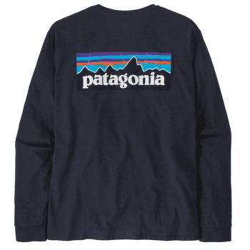 T-shirt a manches longues Patagonia Long-Sleeved P-6 Logo Responsibili-Tee Men New Navy