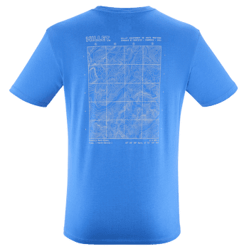 T-shirt a manches courtes Millet CDG CHAMONIX MAP TS SS MEN ICON BLUE